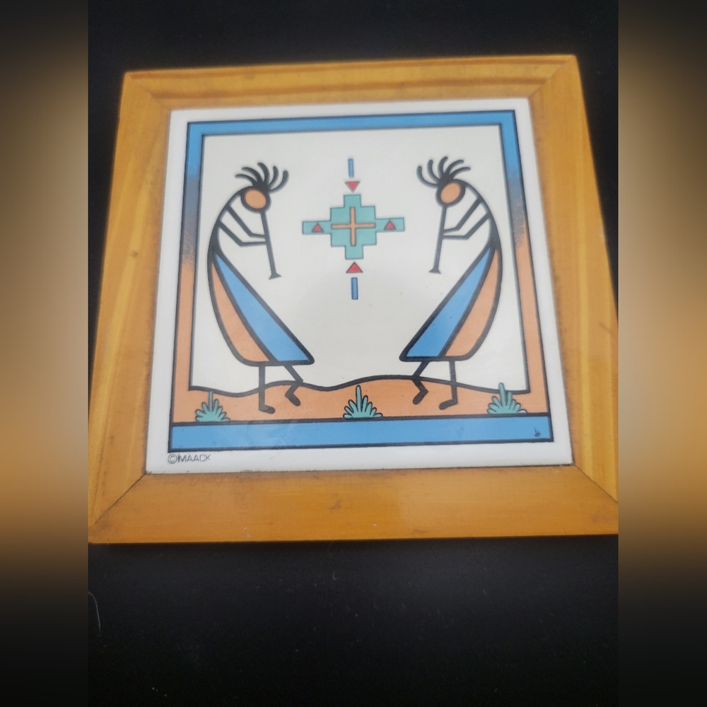 Southwestern Kopapeli Tile Trivit Wall Decor